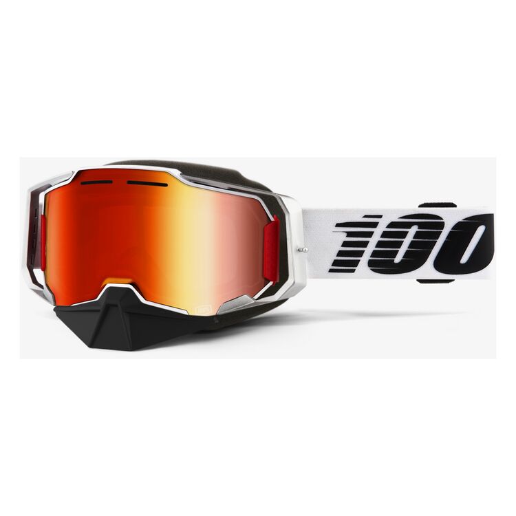 100% Armega Snowmobile Goggles - Mirrored Lens