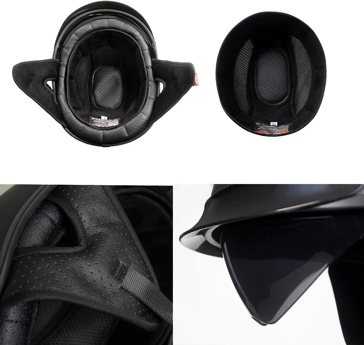 Carbon Fiber DOT Motorcycle Helmet Summer Motorcycle Hard Hat Matte Retro Half Helmet