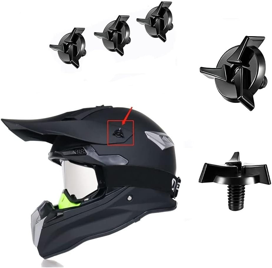 Helmet Visor Screws, 3 PCS Motorcycle Helmet Screws, Motorcycle Helmet Accessories, Special Screw of Off-Road Helmet, Plastic Screws