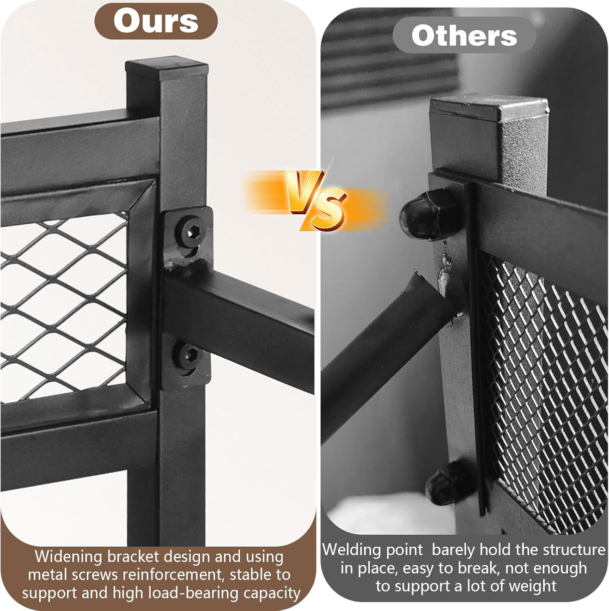 Motorcycle Helmet Holder Wall Mount with 3 Helmet Rack- Rustic Oak & Steel 120Lbs Capacity, 27"X11.8"X31.6" Garage Organizer for Helmets, Jackets, Gloves with 6 Hooks and 6 Clips