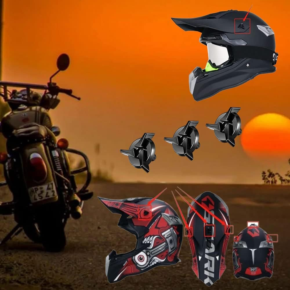 Helmet Visor Screws, 3 PCS Motorcycle Helmet Screws, Motorcycle Helmet Accessories, Special Screw of Off-Road Helmet, Plastic Screws