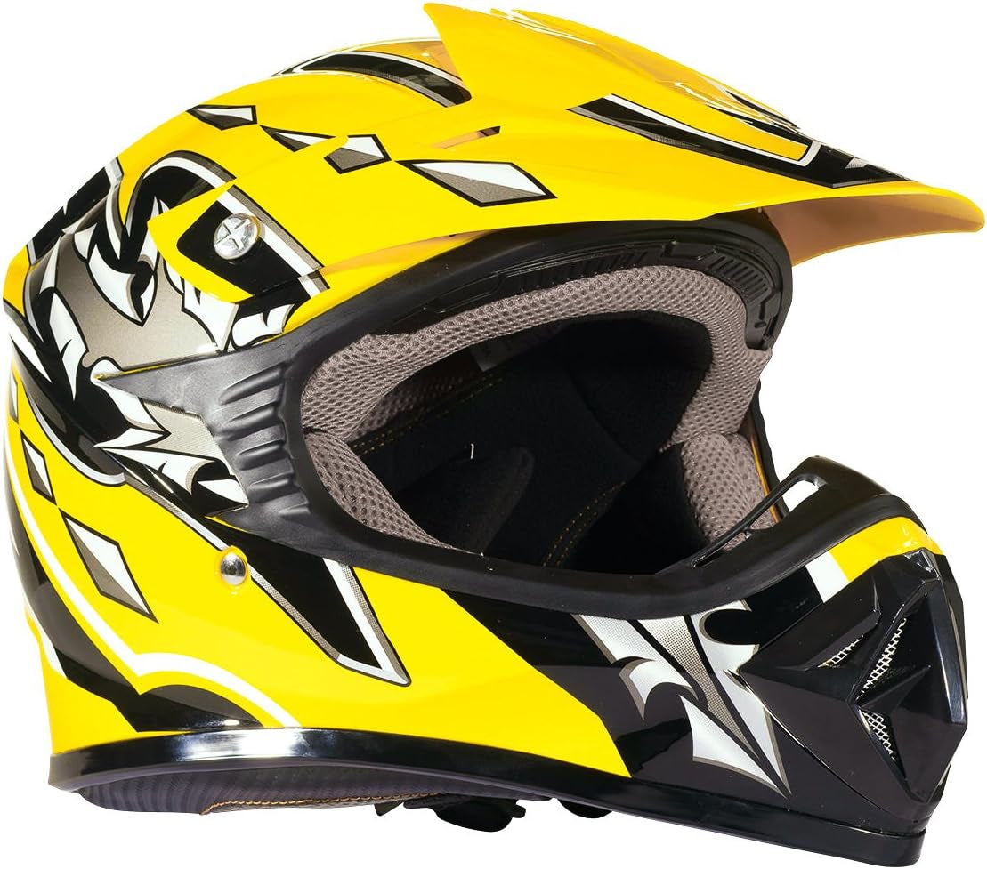 Typhoon Youth Kids Offroad Gear Combo Helmet Gloves Goggles DOT Motocross ATV Dirt Bike MX Motorcycle