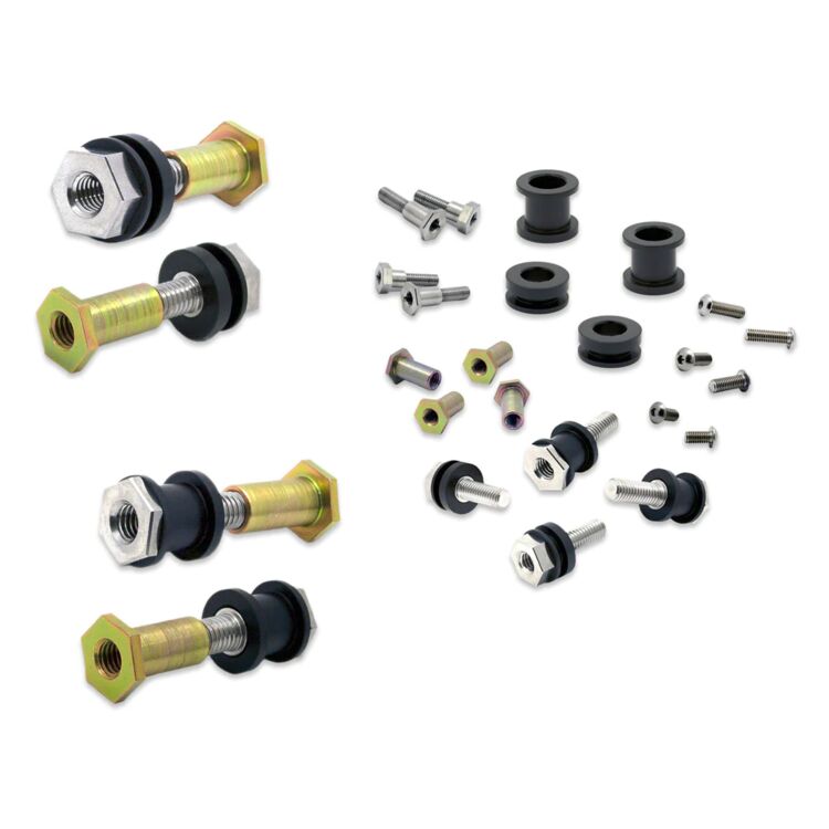 Alloy Art Dyna Saddlebag Mount Kit For Dyna 1991-2017