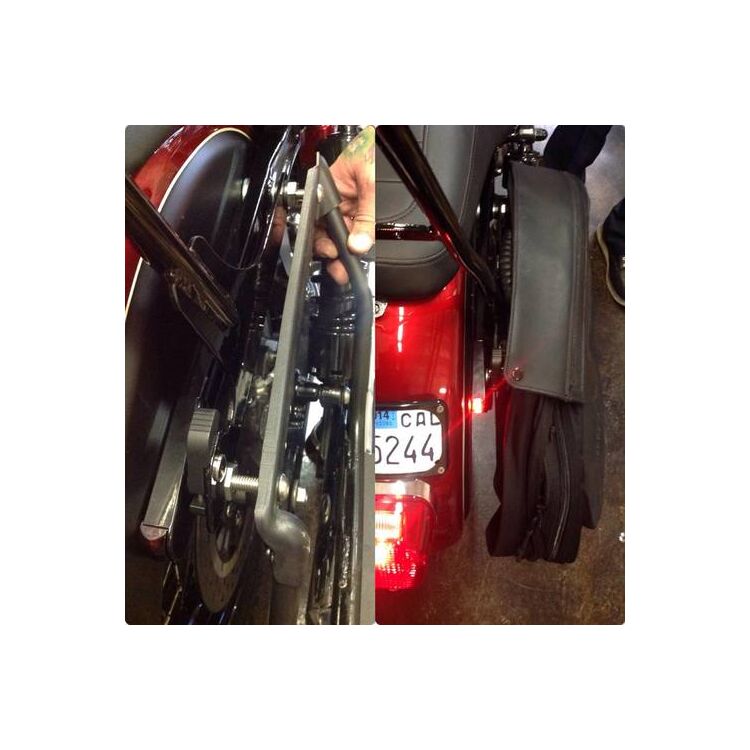 Alloy Art Dyna Saddlebag Mount Kit For Dyna 1991-2017