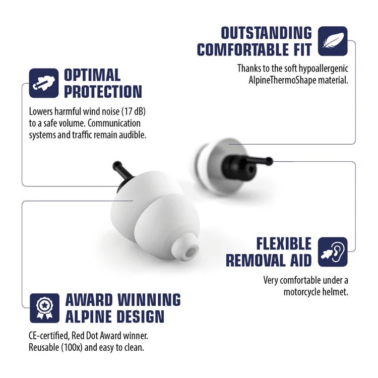 Alpine Hearing Protection Motosafe Tour Earplugs