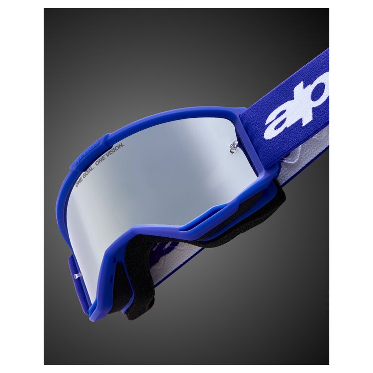 Alpinestars Vision 3 Wordmark Goggles - Mirror Lens