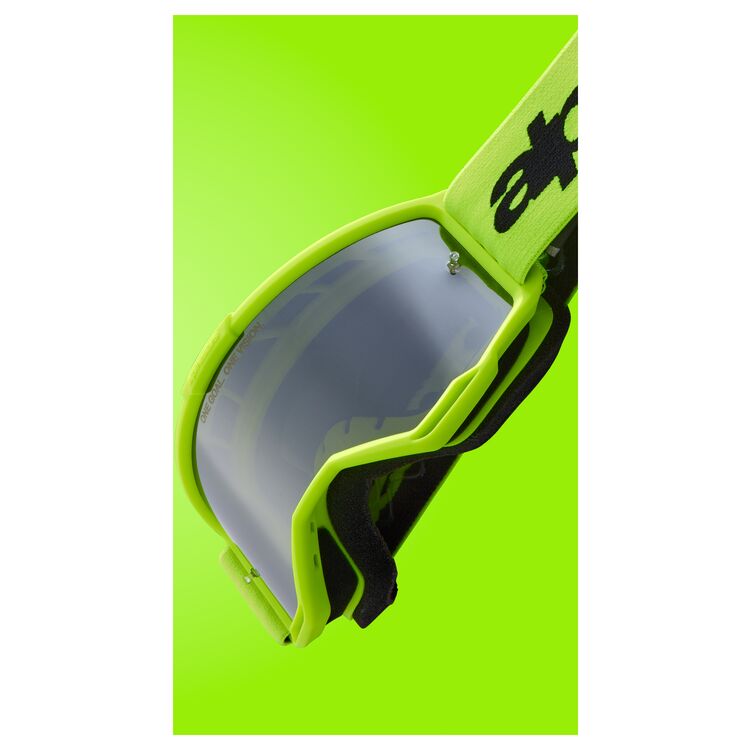 Alpinestars Vision 3 Wordmark Goggles - Mirror Lens