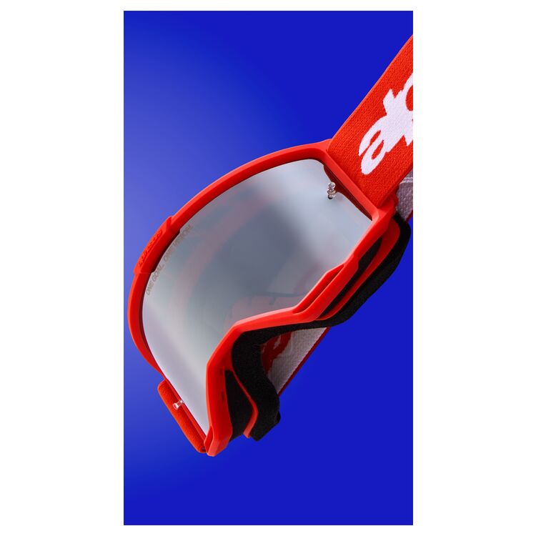 Alpinestars Vision 3 Wordmark Goggles - Mirror Lens