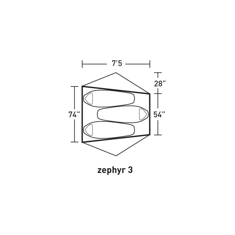 Alps Mountaineering Zephyr 3-Person Tent