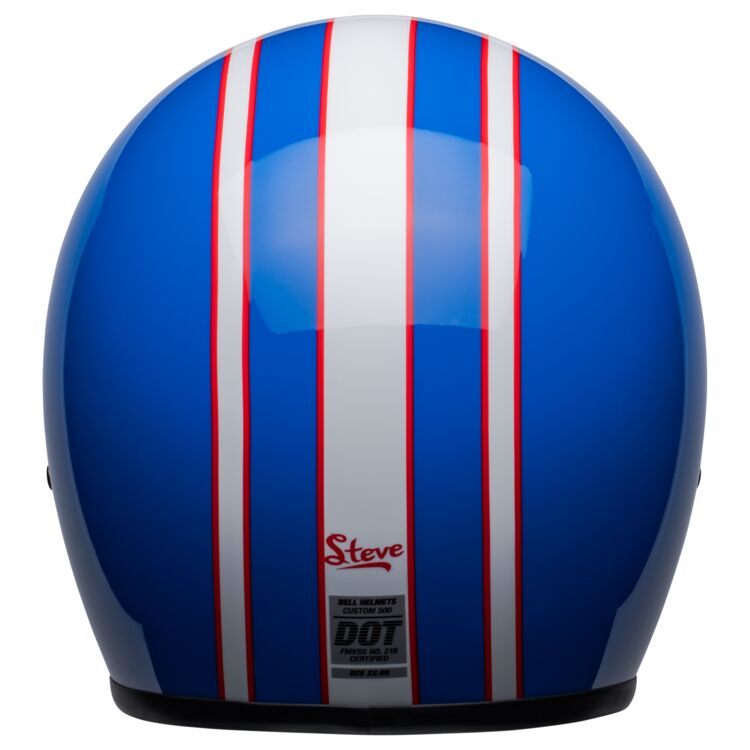 Bell Custom 500 Six Day McQueen Helmet