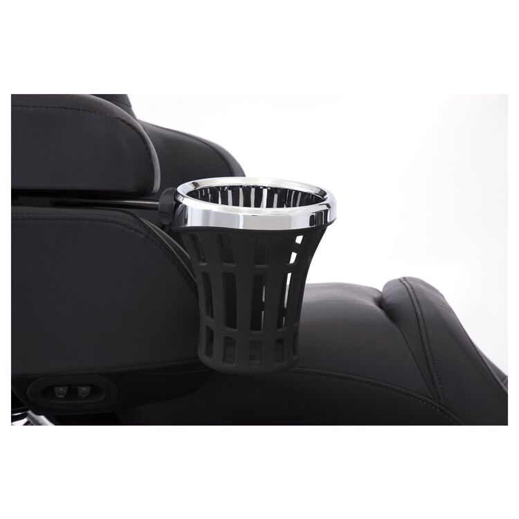 Ciro Standard Drink Holder With Tour-Pak Mount For Harley Touring 1996-2013
