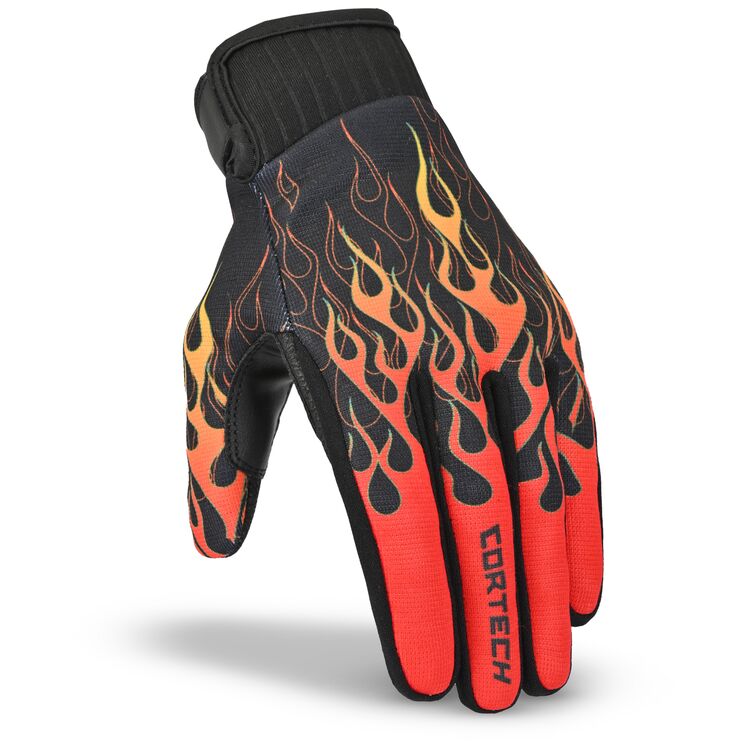 Cortech Standard Issue Flames Gloves