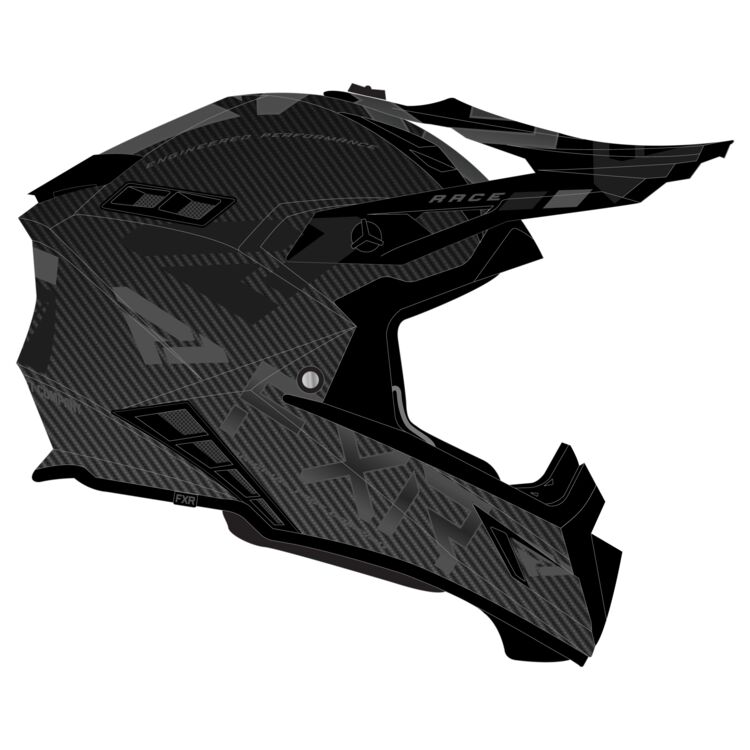 FXR Helium Carbon Helmet w/ D-Ring