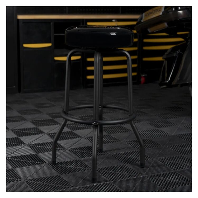 HogWorkz Logo Single Ring Garage / Shop Stool