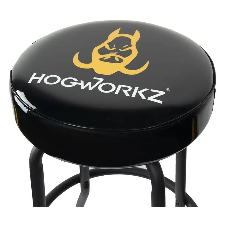 HogWorkz Logo Single Ring Garage / Shop Stool
