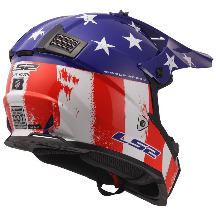 LS2 Youth Gate II Battle Scar Helmet