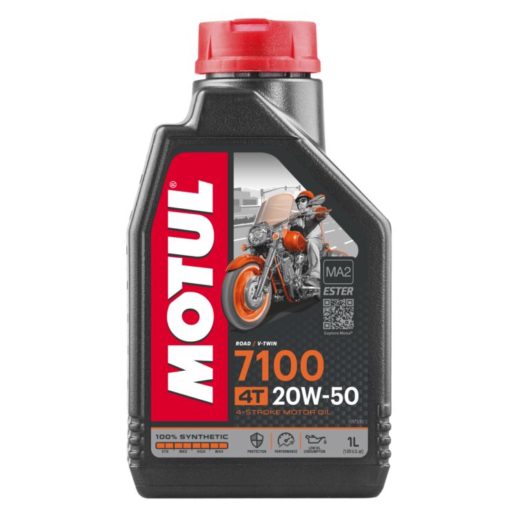 Motul 7100 4T Synthetic Engine Oil - 1 Liter