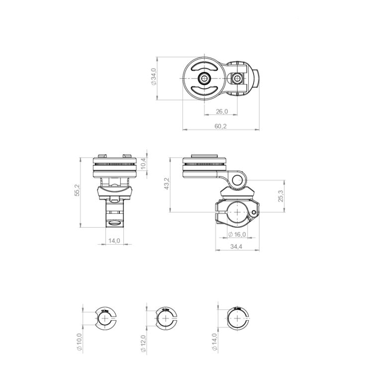SP Connect Mirror Mount Pro