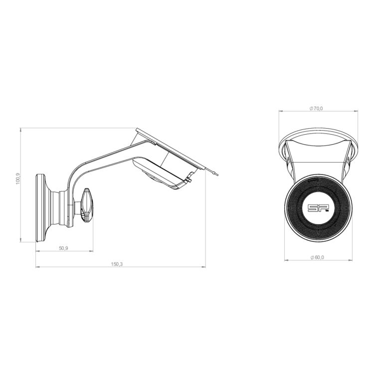 SP Connect SPC+ Charging Suction Mount