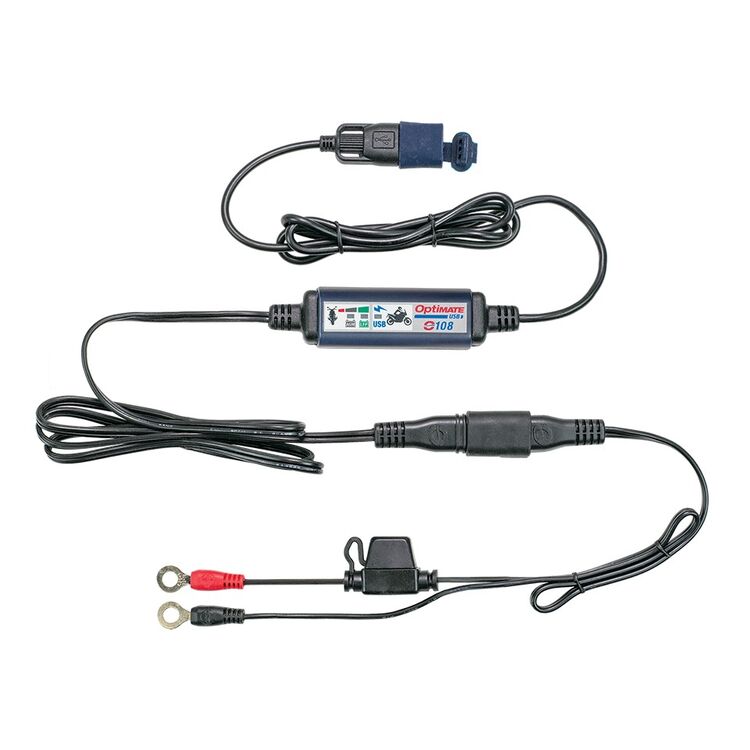 TecMate SAE To USB Charger Cable With Battery Harness