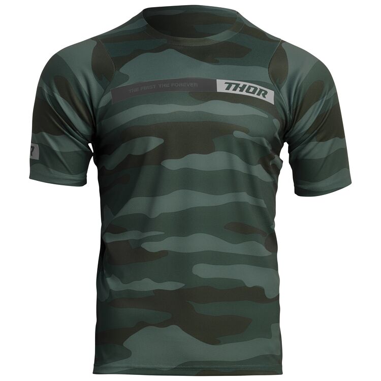 Thor Assist Camo MTB Jersey