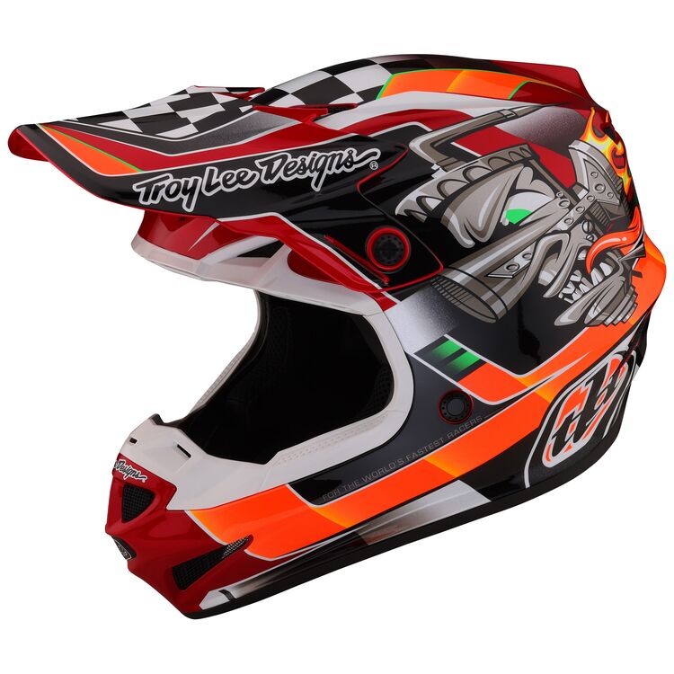 Troy Lee Youth SE4 Polyacrylite Carb Helmet