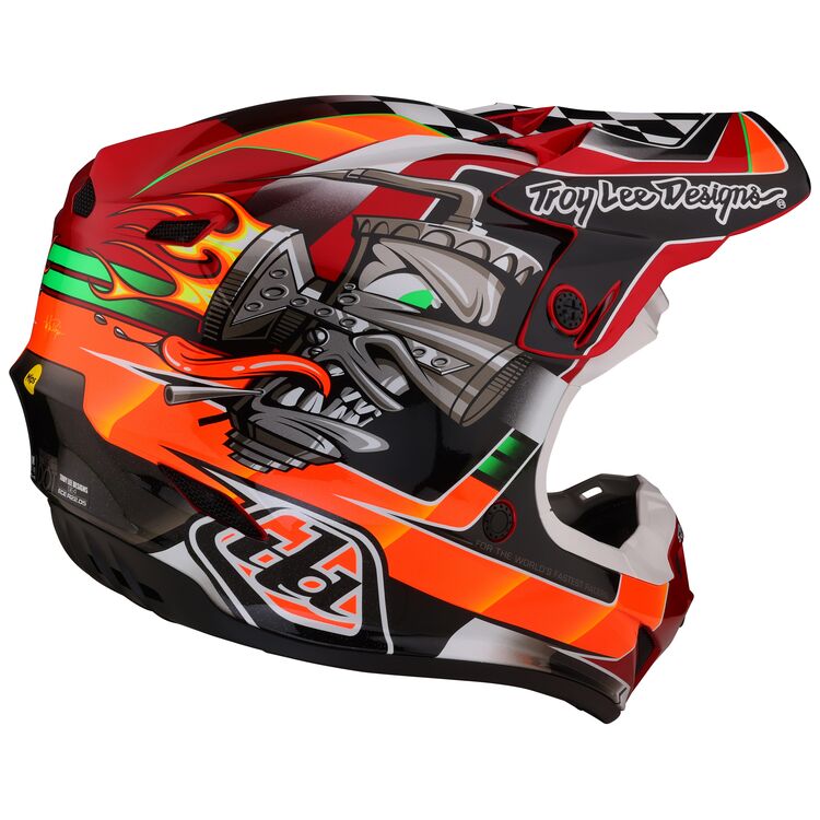 Troy Lee Youth SE4 Polyacrylite Carb Helmet