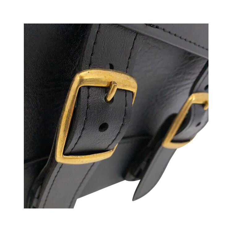 Willie & Max Brass Monkey Slant Saddlebags
