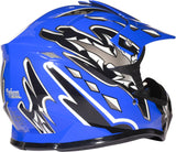 Typhoon Youth Kids Offroad Gear Combo Helmet Gloves Goggles DOT Motocross ATV Dirt Bike MX Motorcycle
