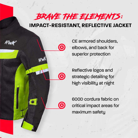 Mesh Motorcycle Jacket Riding Air Motorbike Jacket Biker CE Armored Breathable