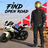 Spyder Motorcycle Jacket for Men with Weather Resistant Cordura Textile Fabric for Enduro Motocross Jacket