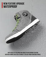 Motorcycle Shoes for Men, Breathable Anti-Slip Protective Gear, Powersport Casual Motorcycle Riding Boots (Grey 11)