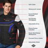 Motorcycle Jacket for Men Waterproof CE Armor Dualsports Enduro Motorbike Riding Biker Offroad Dirtbike Jacket
