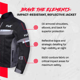 Mesh Motorcycle Jacket Riding Air Motorbike Jacket Biker CE Armored Breathable