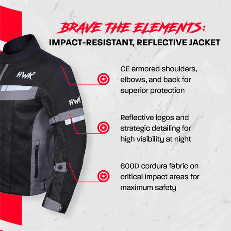 Mesh Motorcycle Jacket Riding Air Motorbike Jacket Biker CE Armored Breathable