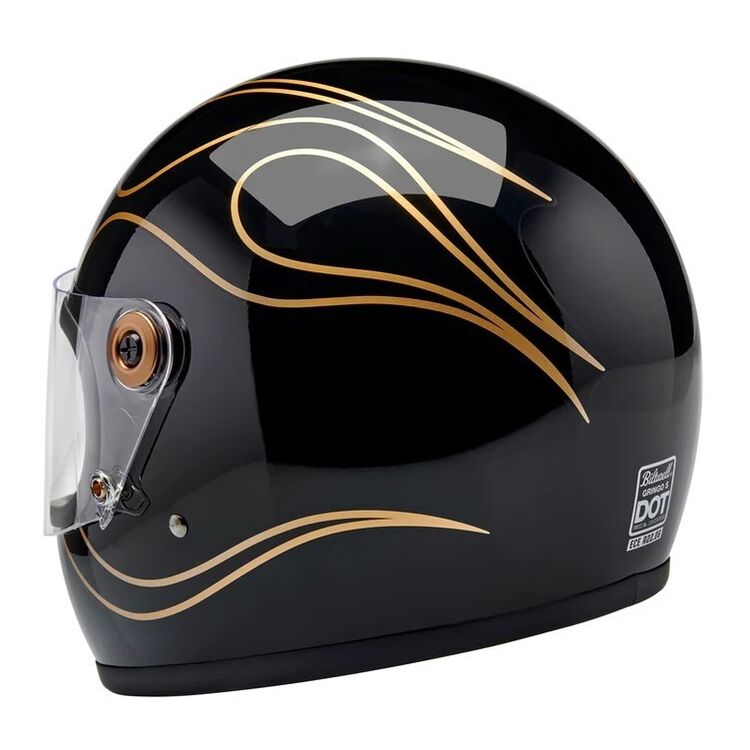 Biltwell Gringo S ECE Flames Helmet