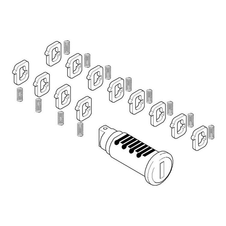 BMW Keyless Ride Lock Cylinder Kit F900R / F900XR / S1000XR 2020-2024