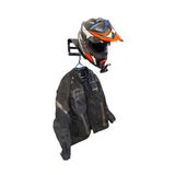 Charged Up Wall Mounted Helmet Rack With Fan and Dual USB Ports