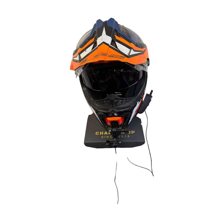 Charged Up Wall Mounted Helmet Rack With Fan and Dual USB Ports