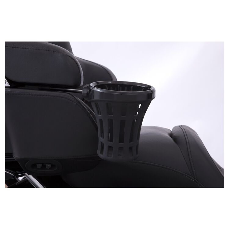 Ciro Standard Drink Holder With Tour-Pak Mount For Harley Touring 1996-2013