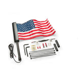 Ciro LED Lighted Flag Pole With American Flag