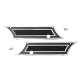 Eddie Trotta Cross Cut Saddlebag Latch Covers For Harley Touring 1993-2013