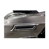 Eddie Trotta Cross Cut Saddlebag Latch Covers For Harley Touring 1993-2013