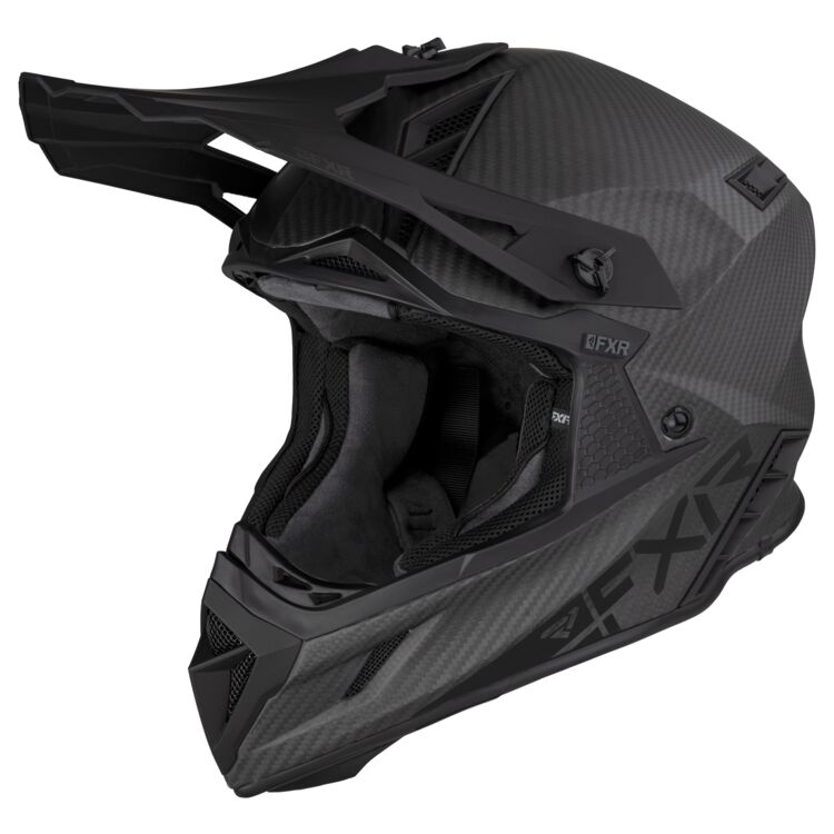 FXR Helium Carbon Helmet w/ D-Ring
