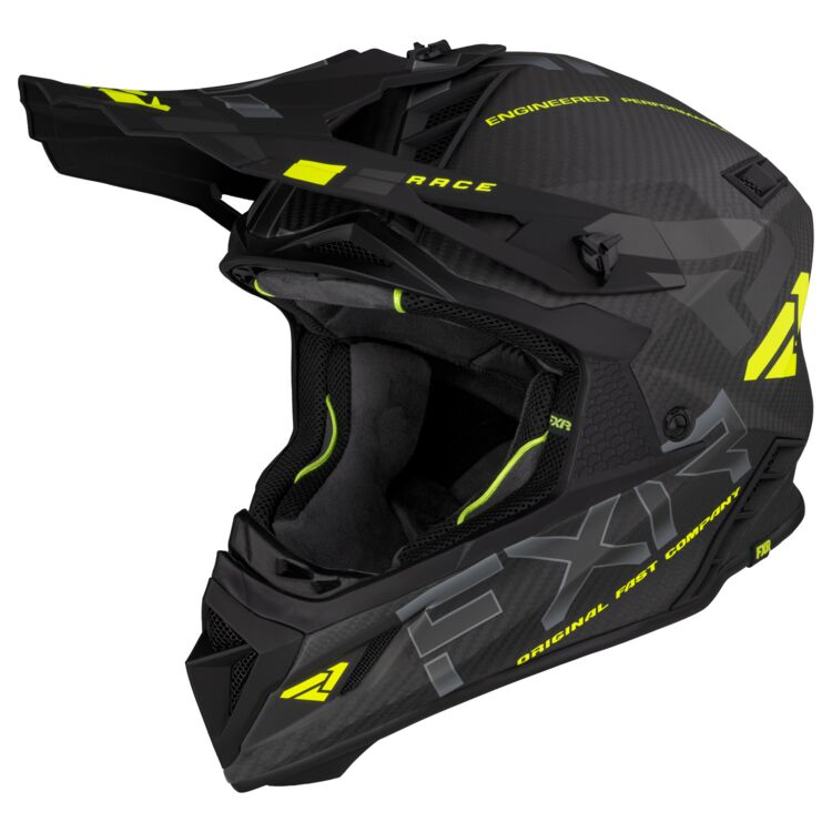 FXR Helium Carbon Helmet w/ D-Ring