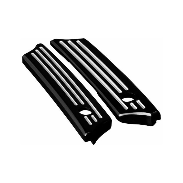 HogWorkz 3rd Degree Saddlebag Latch Covers For Harley Touring 2014-2025