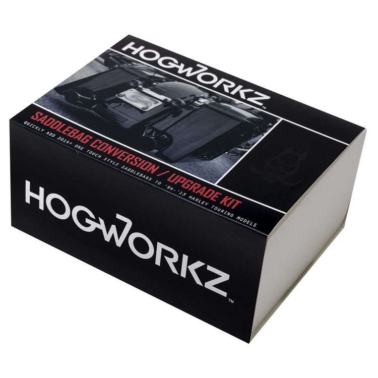 HogWorkz One Touch Saddlebag Upgrade Kit For Harley Touring 2009-2013