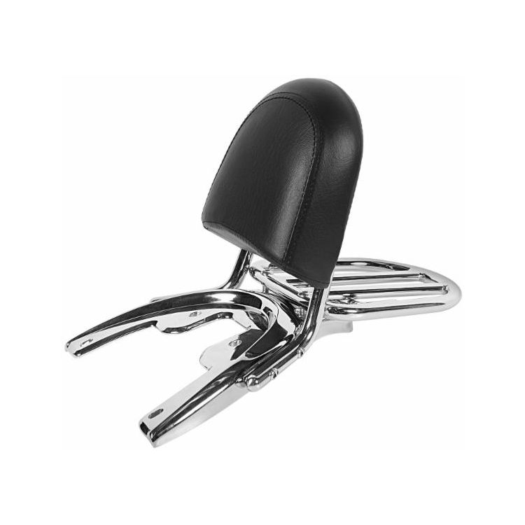 HogWorkz Sissy Bar With Backrest And Luggage Rack For Harley V-Rod 2002-2006