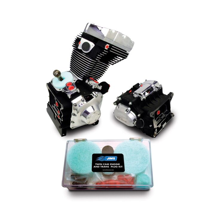 Jims Twin Cam Engine And Transmission Plug Kit For Harley Twin Cam