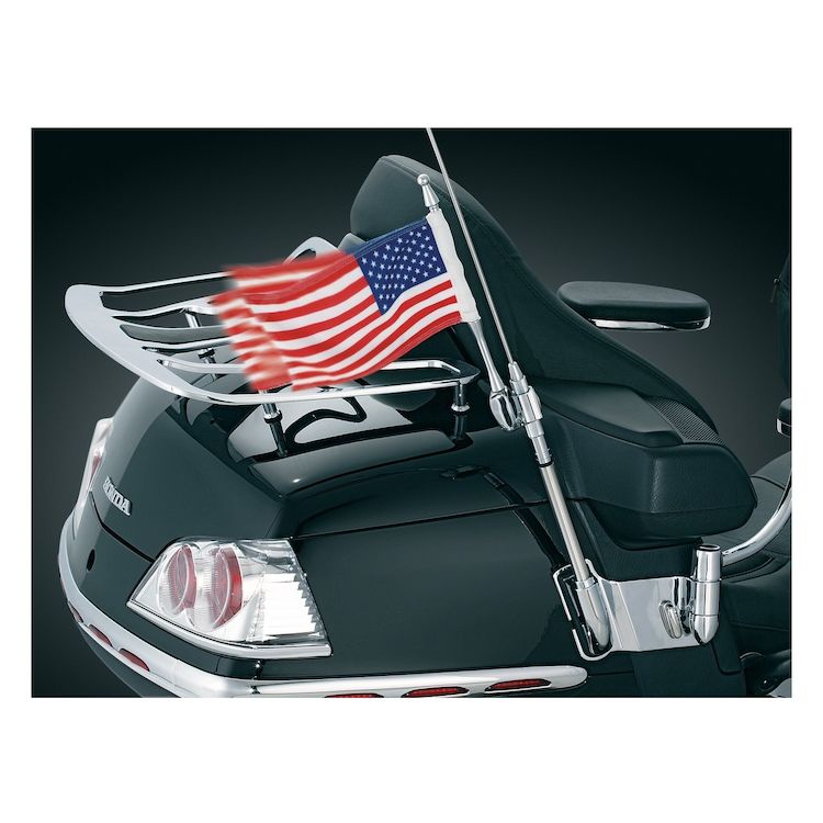 Kuryakyn Antenna Mount With Flag For Honda GoldWing GL1800 2001-2015